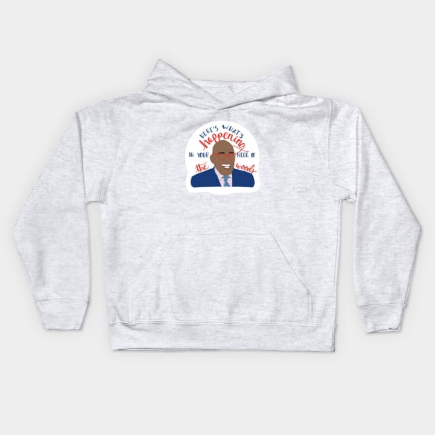 Al Roker Kids Hoodie by nour-trend